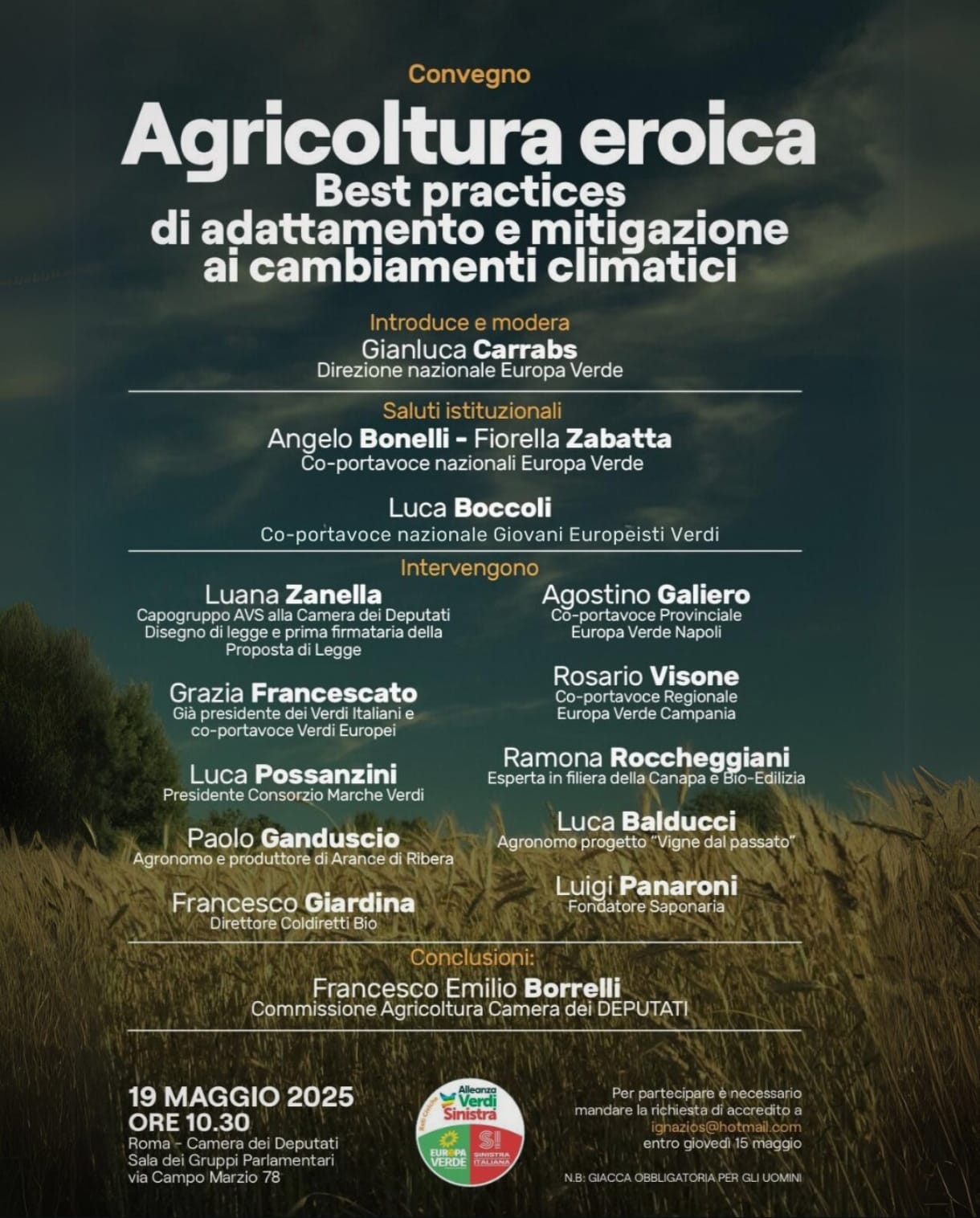 Agricoltura eroica – Best practices di adattamento e mitigazione ai cambiamenti climatici